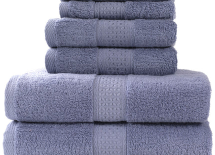 Home Simple Cotton Absorbent Towel Bath Towel 6-Piece Set