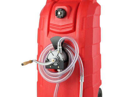 VEVOR 16 Gallon Fuel Caddy, Portable Gas Storage Tank Container With Hand  Rubber Wheels, Fuel Transfer Storage Tank For Gasoline Machine Oil Car Mowers Tractor Boat Motorcycle