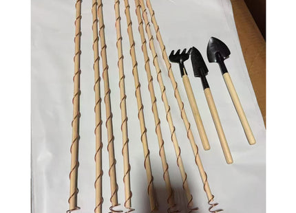 8 Pack 17inch Electroculture Plant Stakes