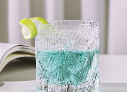 Household Glass Cup With Wooden Box