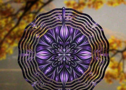 CIFbuy 4-in-1 Solar Wind Spinner For Garden Patio Yard Balcony Outdoor Decor (TikTok, Temu Pick-up Service)