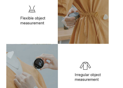 Distance Measuring Instrument Electronic Measuring Ruler Tape Measure High Definition Digital LCD High Precision Electronic Measuring Ruler Tool