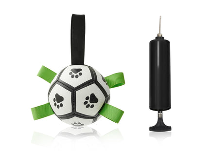 Interactive Dog Football Toy Soccer Ball Inflated Training Toy For Dogs Outdoor Border Collie Balls For Large Dogs Pet Supplies