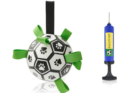 Interactive Dog Football Toy Soccer Ball Inflated Training Toy For Dogs Outdoor Border Collie Balls For Large Dogs Pet Supplies