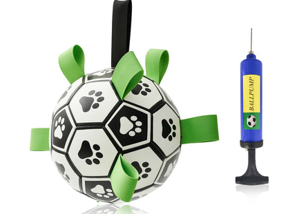 Interactive Dog Football Toy Soccer Ball Inflated Training Toy For Dogs Outdoor Border Collie Balls For Large Dogs Pet Supplies