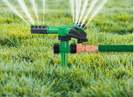 360 Automatic Rotating Sprinkler Irrigation Garden Lawn Courtyard Household Garden Water Adjustable Sprinkler Irrigate Tools