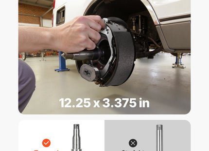 Electric Trailer Brake Kit, 12.25 X 3.375 Inch, 2 Pairs Self-Adjusting Electric Brakes Kit For 10000 Lbs Trailer Axle, Backing Plates For Braking System Part Replacement, Fit For Trailers, RVs