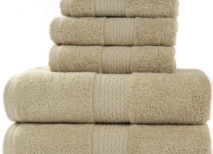Home Simple Cotton Absorbent Towel Bath Towel 6-Piece Set