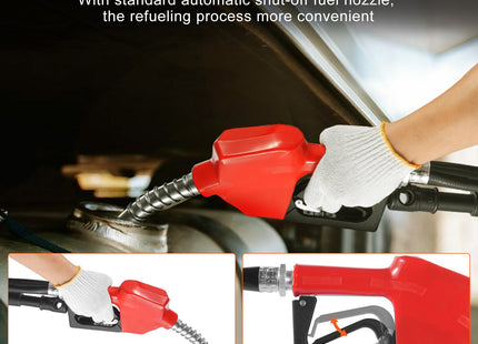 Fuel Transfer Pump 12V 10 GPM 1/4 HP Diesel Pump With Auto Fuel Nozzle