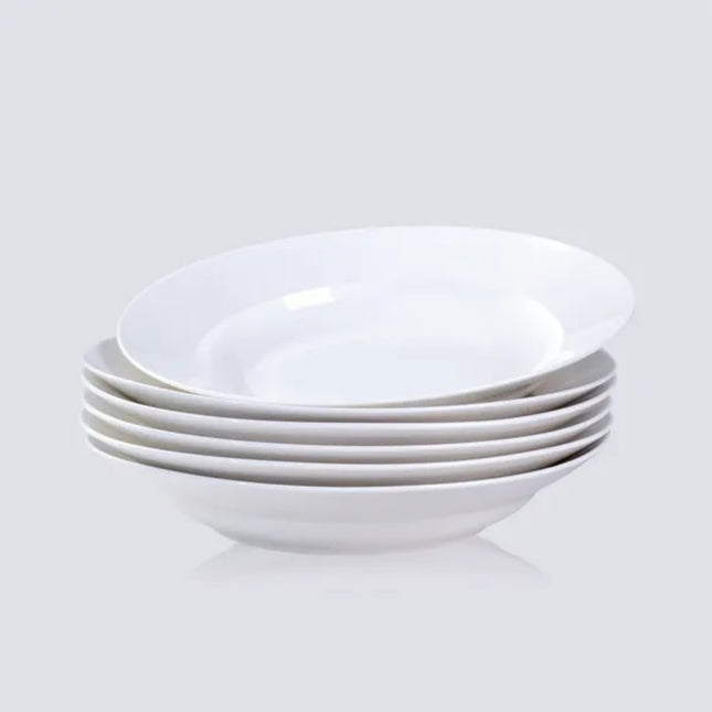 White Dinner Plates Set Of 6