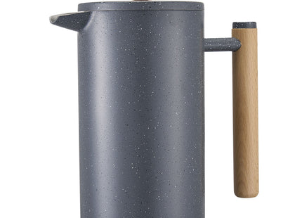 French Press Coffee Maker 34 Oz Stainless Steel French Coffee Press Black