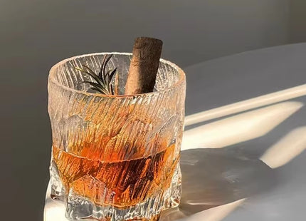 Household Glass Cup With Wooden Box