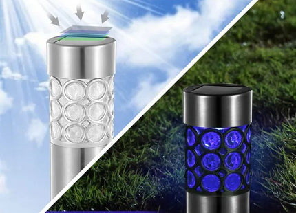 6 Pack Outdoor Solar Light IP44 Waterproof RGB Garden Lamp Landscape Lawn DEcor Light By  Kacuyelin Boutique Store