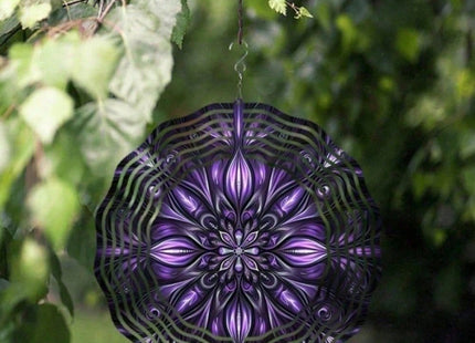 CIFbuy 4-in-1 Solar Wind Spinner For Garden Patio Yard Balcony Outdoor Decor (TikTok, Temu Pick-up Service)