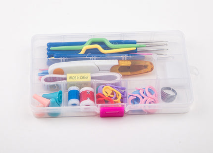 Crochet Set Handmade Wool Crochet Crochet Tool Set Combination Bag Metal Aluminum Yarn Needle