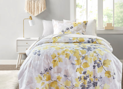 Comforter Set With Bed Sheets Yellow Full
