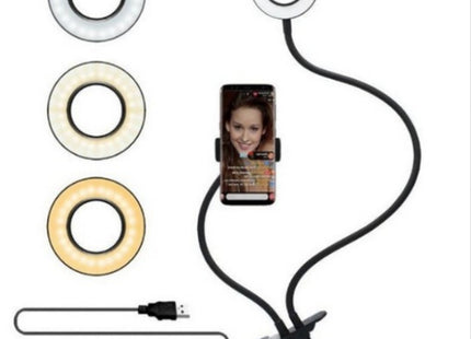 LED Selfie Ring Light for Live Adjustable Makeup Light-8cm Stand