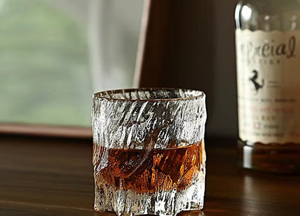 Household Glass Cup With Wooden Box