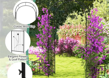 Multifunctional Outdoor Trellis - Climbing Vines Support+Flower/Vegetable Planters, 80"x20"x86"
