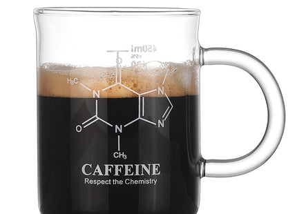 1PCS High Borosilicate Glass Cup,Coffee Cup,Coffee Shared Cup With Scale Marking