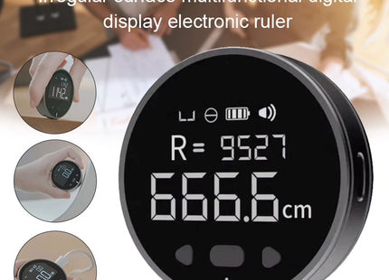 Distance Measuring Instrument Electronic Measuring Ruler Tape Measure High Definition Digital LCD High Precision Electronic Measuring Ruler Tool