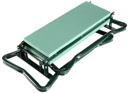 Foldable Garden Kneeler Seat With Kneeling Soft Cushion Pad Tools Pouch Portable Gardener