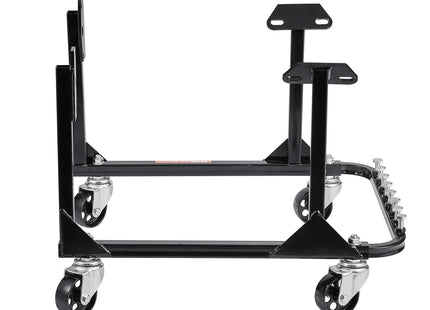 Engine Stand, 750 LBS Load Capacity Engine Motor Stand, Heavy-Duty Steel Motor Holder With 4 Swivel Casters And 4 Hook Positions, Suitable For BB-CHEVY And GEN-1 SB-CHEVY Engines