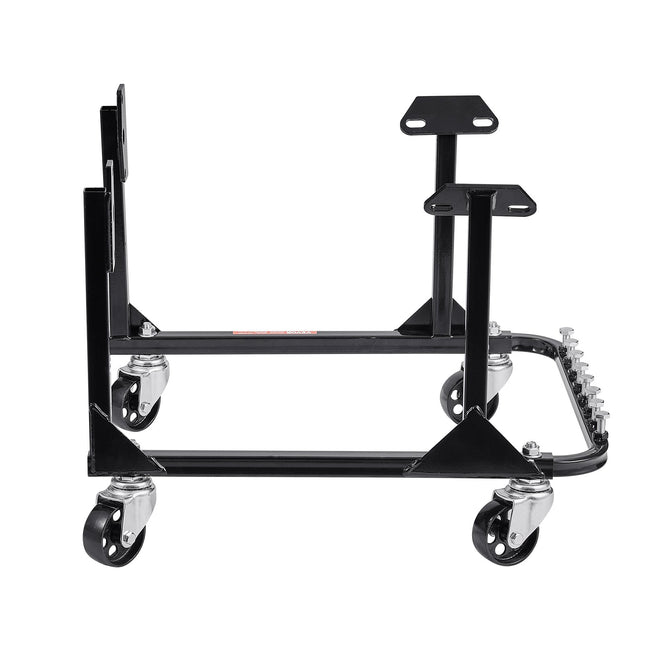 Engine Stand, 750 LBS Load Capacity Engine Motor Stand, Heavy-Duty Steel Motor Holder With 4 Swivel Casters And 4 Hook Positions, Suitable For BB-CHEVY And GEN-1 SB-CHEVY Engines