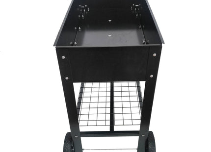 Mobile Metal Raised Garden Bed Cart With Legs For Outdoor House Patio