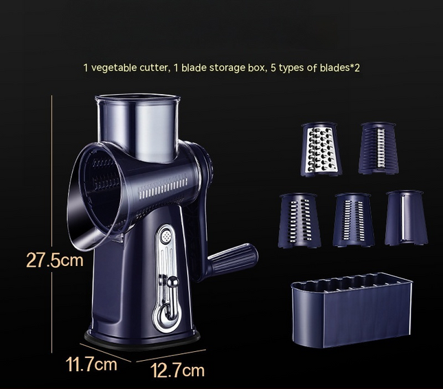 Multi-function Vegetable Chopper Hand Roller Grater Slicer Potato Grater Shredded Vegetable Cutter