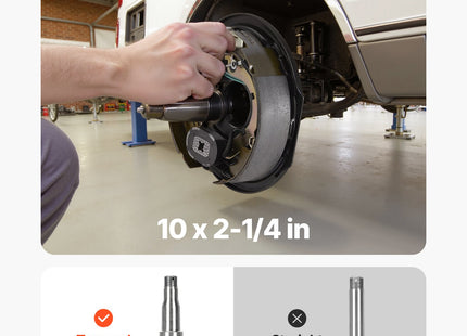 Electric Trailer Brake Assembly, 10 X 2-1/4 Inch, 1 Pair Self-Adjusting Electric Brakes Kit For 3500 Lbs Trailer Axle, Backing Plates For Braking System Part Replacement, Fit For Trailers, RVs