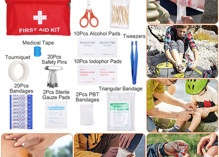 125Pcs Survival Kits Professional Emergency Survival Gear Tactical First Aid Kit Supplies For Outdoor Adventure Camping Hiking Hunting