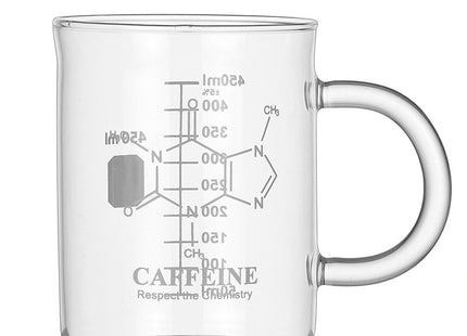 1PCS High Borosilicate Glass Cup,Coffee Cup,Coffee Shared Cup With Scale Marking