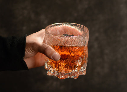 Household Glass Cup With Wooden Box