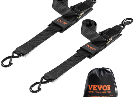Retractable Ratchet Straps Tie Down Straps 2 In X 4 Ft For Boat  2 Pack