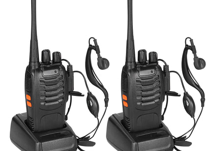 2 X Baofeng BF-888S Walkie Talkies Two Way Radio UHF 16CH 400-470MHZ Long Range