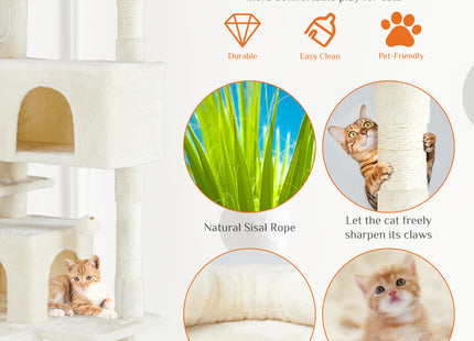 Multi Functional Cat Treehouse Cat Climbing Frame