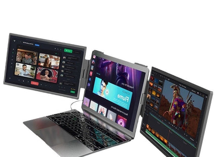 14-inch Dual-screen Portable Monitor Laptop With Wall-mounted External Expansion Screen Dual-screen Portable Screen