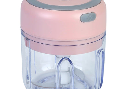 Mini Electric Garlic Chopper 8.45OZ Cordless Garlic Mincer Food Chopper Rechargeable Food Blender Chili Nut Onion Pepper Meat Ginger Food