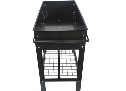 Mobile Metal Raised Garden Bed Cart With Legs For Outdoor House Patio