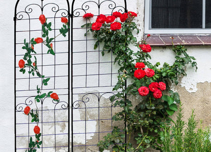 4 Pack Metal Garden Trellis For Climbing Plants Outdoor Netting Trellis