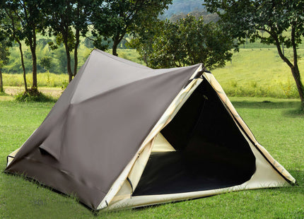 2-3 People Pop Up Camping Tent Waterproof Automatic Instant Tent Portable Cabana Beach Tent with Rainfly, Carry Bag, Windows and Doors, Outdoor Camping Hiking Indoor
