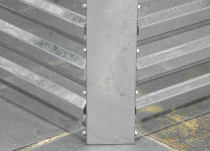 Galvanized Raised Garden Bed, Steel Outdoor Planters with Reinforced Rods, 71" x 36" x 23", Silver