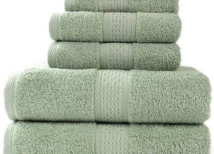 Home Simple Cotton Absorbent Towel Bath Towel 6-Piece Set