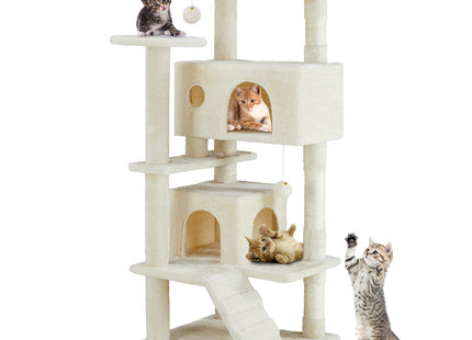Multi Functional Cat Treehouse Cat Climbing Frame